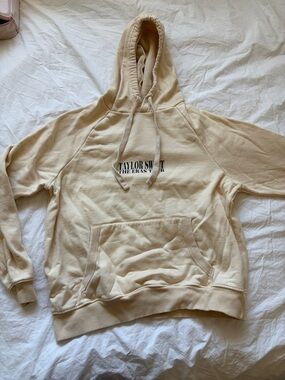 Taylor Swift 'The Eras Tour' Cream Hoodie